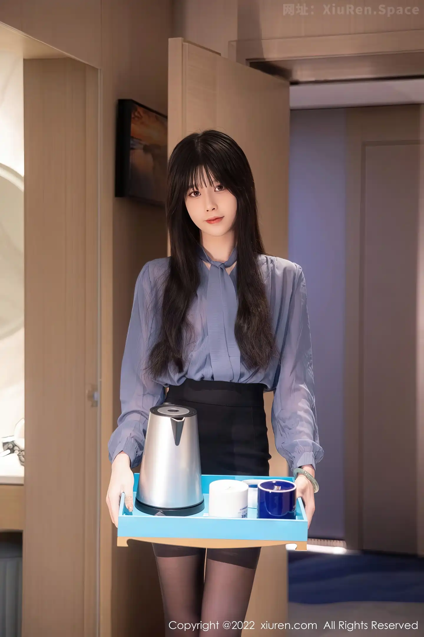 图片[5]-[XiuRen秀人网] VOL.5964 模特77qiqi私房半脱露性感淡红色蕾丝内衣配超薄黑丝魅惑写真88P-秀人网官方网站